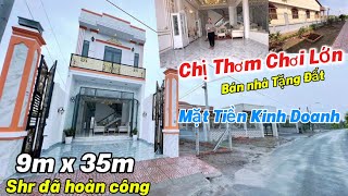 Chủ Cần tiền bán căn nhà đã hoàn công Mặt Tiền Kinh Doanh🥰tặng đất làm nhà Vườn gần Bình Chánh nhất