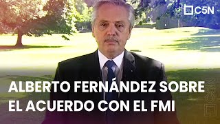 Alberto FERNÁNDEZ HABLÓ SOBRE el ACUERDO con el FMI