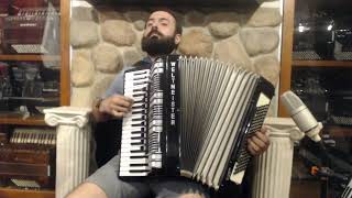 6948 - Black Weltmeister S4 Tone Chamber Piano Accordion LMMH 41 120 $2999