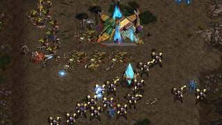 POP GOES THE NEXUS? Larva (Z) vs Shuttle (P) on Polypoid - StarCraft - Brood War REMASTERED