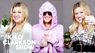 Kelly Clarkson Makes 30 Second Halloween Costumes | Digital Exclusive