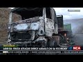 Impact of truck attacks on agriculture