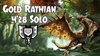 [MHGU/MHXX] Village/村 10★ 4'28 Gold Rathian Charge Blade Solo リオレイア希少種 チャージアックス ソロ