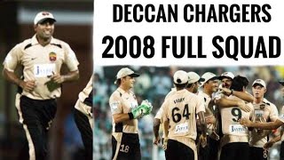 Deccan Chargers full team squad 2008 | DLF IPL 2008 | DC | All about cricket Only | Rohit Sharma