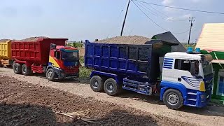 Loading Scania Truck Man Rc Truck Car Loader Carry Forklift, Dozer, Crane, Rc Cars and Trucks Videos