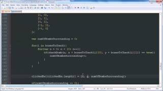 Surrounding Boxes 3 - Minesweeper JavaScript & Canvas Game Development Tutorial 9