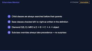 Python MRO Explained: C3 Linearization
