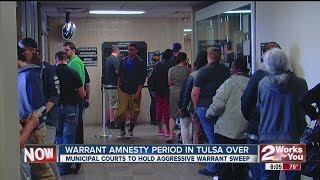Tulsa's Warrant Amnesty Period Ends