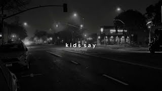 henry morris - kids say (slowed + reverb)