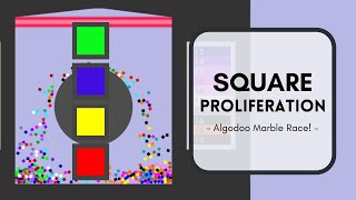 Square Proliferation - Survival Algodoo Marble Race