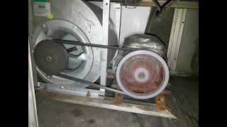 AHU Blower unit 5hp motor running condition