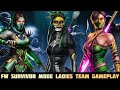 FW Survivor Mode Elder Battle Gameplay | MK11 jade , Assassin jade , Day Of the Dead jade | MKM #19