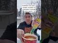 EXTREME X2 SPICY RAMEN NOODLES+ HABANERO SAUCE#EXTREME WEATHER SNOW STORM -22🇨🇦