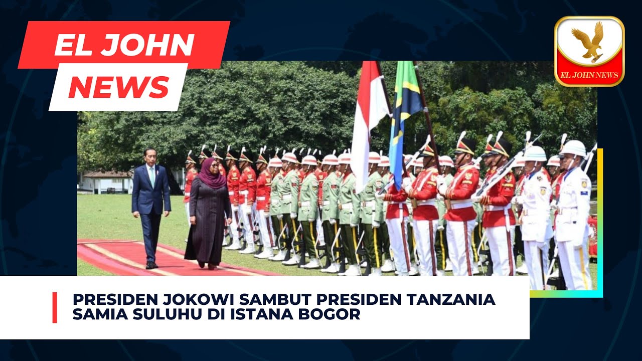 Presiden Jokowi Sambut Presiden Tanzania Samia Suluhu Di Istana Bogor ...