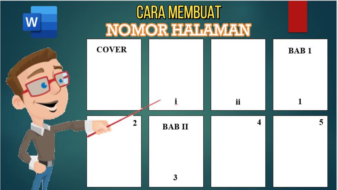 Cara Membuat Nomor Halaman Berbeda Dalam 1 Dokumen Ms .Word - YouTube