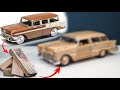 Model Car - Chevrolet Bel Air Nomad (1956) Out of Wood