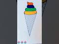 🍦+🌈 satisfying art #shorts🍧  #icecream #youtubeshorts #viral