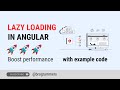 Lazy Loading in Angular | Angular Lazy Loading Example | How to Implement Lazy Loading