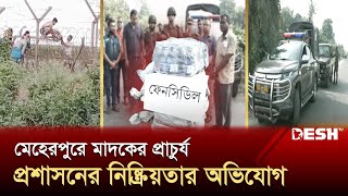 প্রশাসনের তৎপরতার অভাবে মাদকে সয়লাব সীমান্তবর্তী জেলা | Meherpur | Border | News | Desh TV