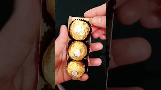 [ASMR] opening ferrero rocher chocolates✴️🍫|#satisfying #asmrsounds #asmr #shorts #trending #youtube