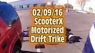 ScooterX Motorized Drift Trike  02 09 16