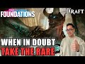 I Drafted Nearly Every Rare I Saw | Foundations Draft | MTG Arena