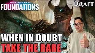 I Drafted Nearly Every Rare I Saw | Foundations Draft | MTG Arena