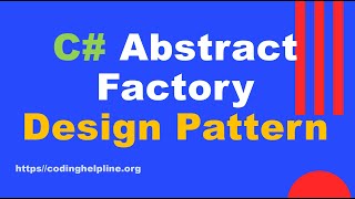 #Abstract #Factory Design Pattern - C# Object Oriented #Design #Patterns (Full Tutorial)
