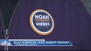 Chief Deputy Noah Robinson files for Vanderburgh County Sheriff