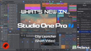 Studio One Pro 7 - Clip Launcher Short video