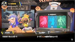 【スプラトゥーン3】フェス告知～結果発表！ゼルダの伝説 コラボフェス「汝、何を求める？ 力 vs 知恵 vs 勇気」【Splatoon3/スプラ3】