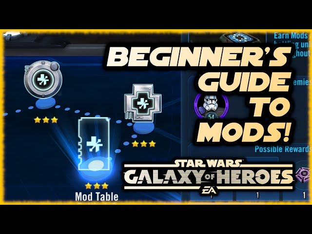 Swgoh Beginner S Guide Your Very First Mods Should You Upgrade Or