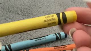 Unboxing crayola crayons!