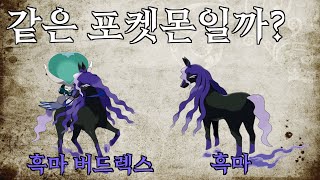 흑마 버드렉스와 흑마는 같은 포켓몬일까?