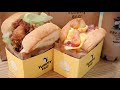 韓国で流行中のたまごサンド！∥포슬포슬~스크램블 에그 토스트∥egg toast∥ソウル korean street food