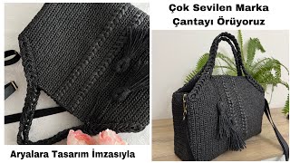 Çok Sevilen Marka Çantayı  Sizler İçin Uyarladım. Aryalara Tasarım İmzasıyla🌸 #crochetbag #crochet