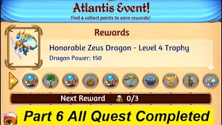 Atlantis Event 2021 Part 6 - All Quests Completed Gameplay Merge Dragons