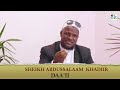 Sheikh Abdussalaam kadir [ Dubartii fii sadarkaa dubartiin kalee irra turte ]