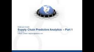 Adexa Supply Chain Predictive Analytics: The Supply Side of Predictive Analytics