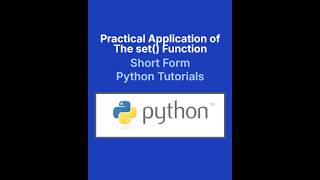 Python set() Function Tutorial | Remove Duplicates & Set Operations for Beginners