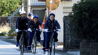 室戸サイクリング　高知市種崎通過　【光の村養護学校土佐自然学園】