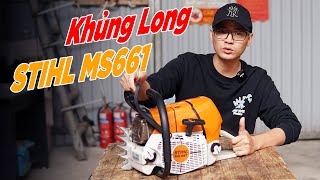 Cưa Xích Stihl Ms661 Sản Xuất Tại Đức ( Made In Germany ) Khủng Long Piston 56mm Cực Mạnh