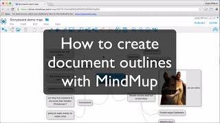 How to create document outlines with MindMup 2.0