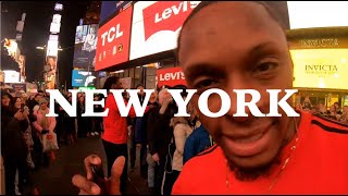 【NY】クリスマスのニューヨークへ５泊６日の旅！へ行って路上パフォーマンスに参加してきた動画。