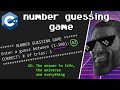 C++ number guessing game ↕️