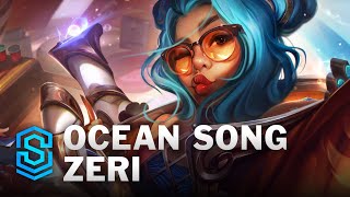 Ocean Song Zeri Skin Spotlight - League of Legends