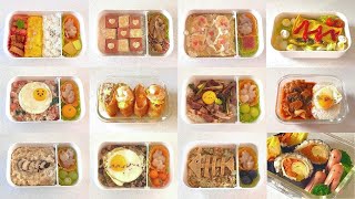 [Lunch Box Collection 3] ✰ 🇰🇷 Korean student's realistic 20 super-simple lunch boxes 🧃 (1h)