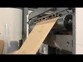 lqzd qfj21 fully auto roll fed square bottom paper bag machine