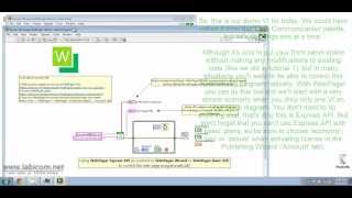 LabVIEW WebPager - Tutorial 3: 'Hello World' - Using WebPager Express API