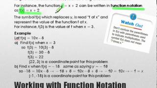 8 7 Function Notation part 1